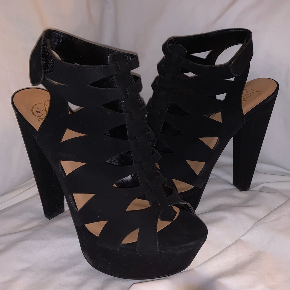 Black heels